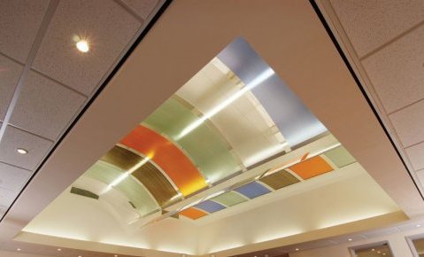 Подвесной потолок из поликарбоната