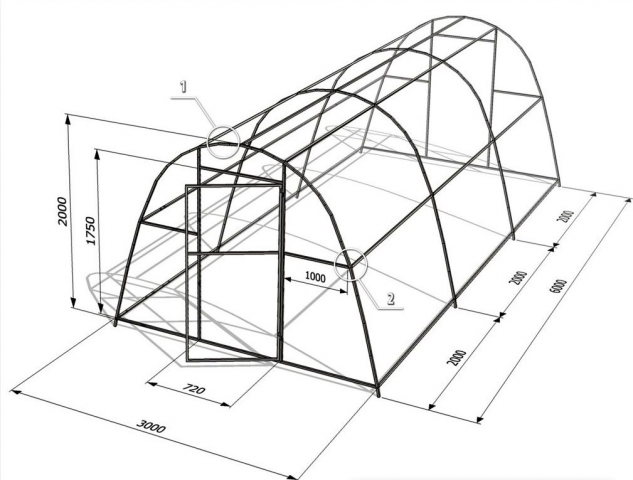 Установка теплицы из поликарбоната своими руками