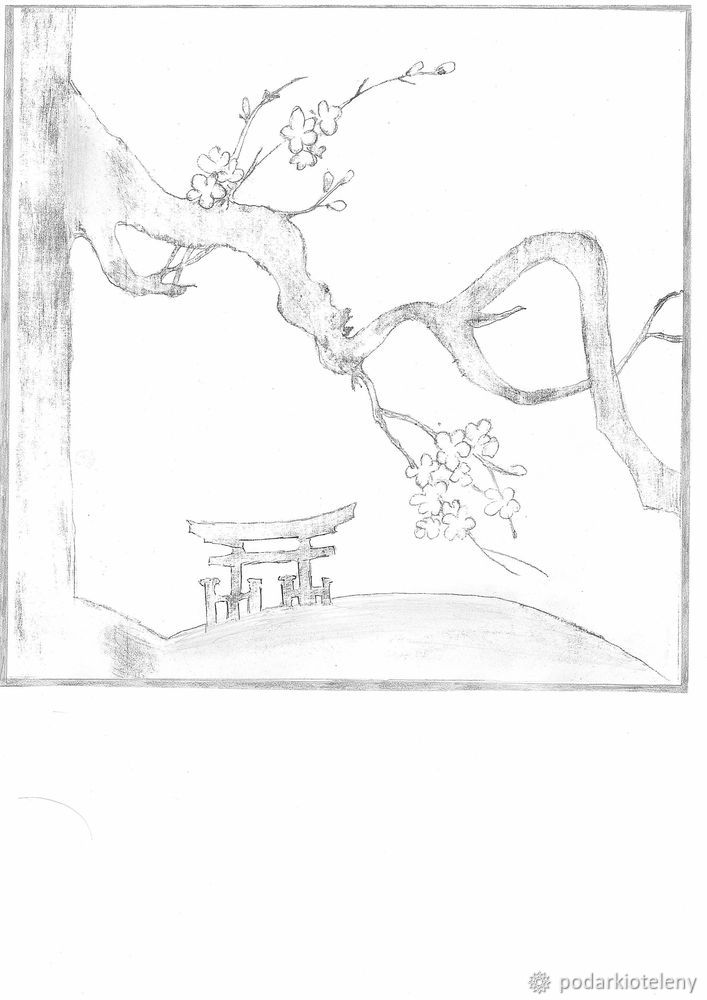 Создаем триптих «Сакура» — для тех, кто не умеет рисовать, фото № 17