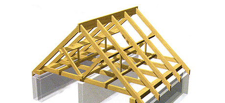 каркас крыши каркасного дома