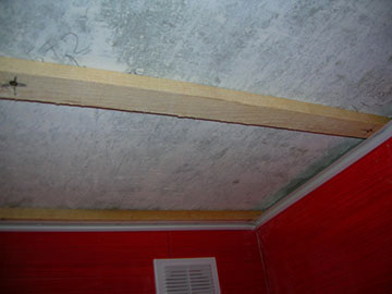 ремонт потолка в ванной