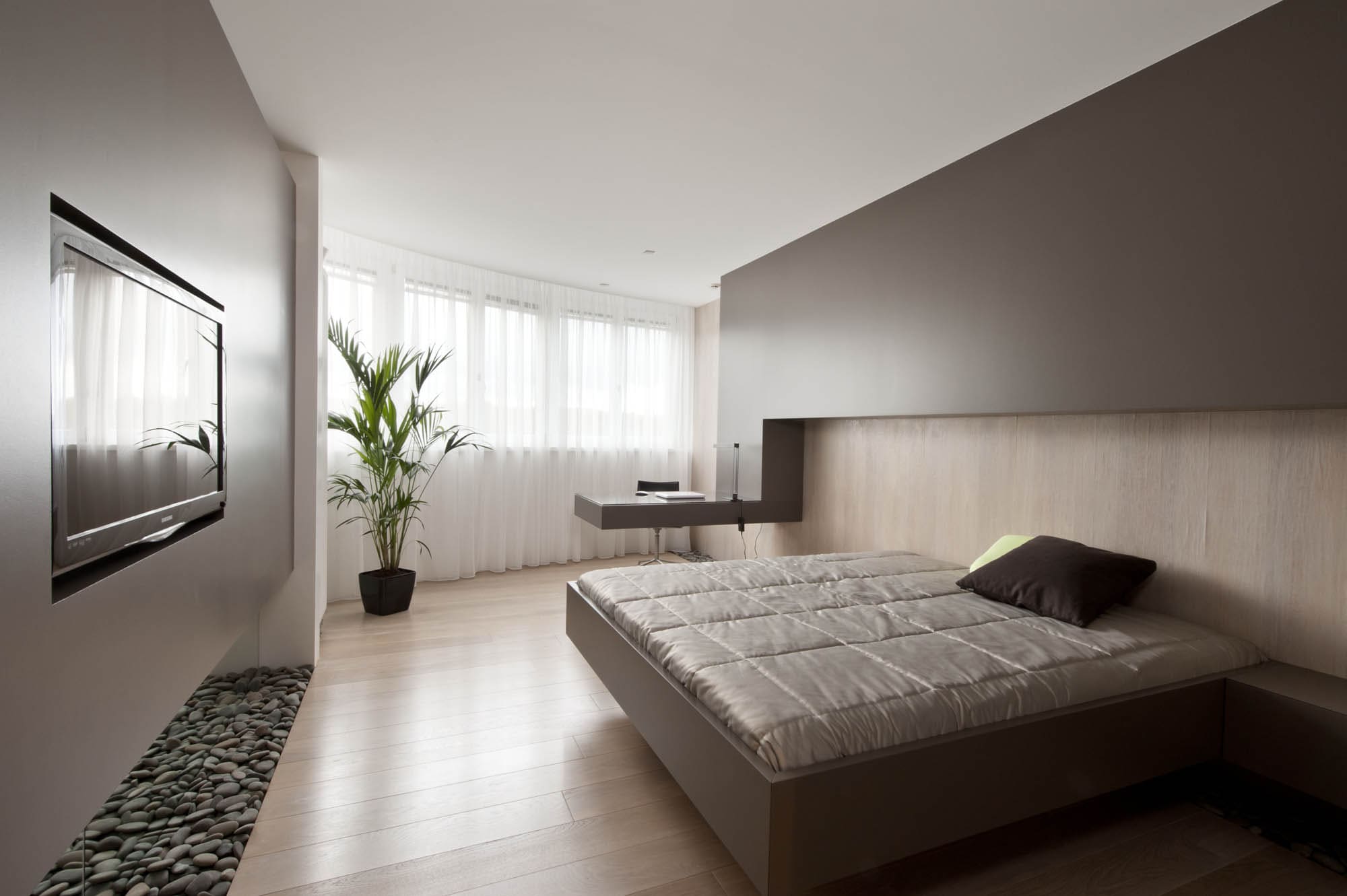 спальня в стиле минимализм декор фото