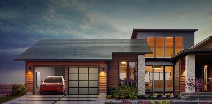 Солнечная крыша Tesla и домашние батареи Powerwall 2