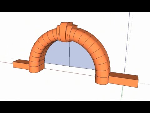 SketchUp  Арки и свод