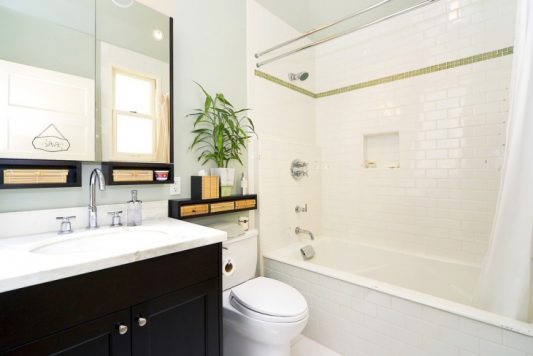Дизайн ванной комнаты 6 кв м совмещенной с санузлом: фото