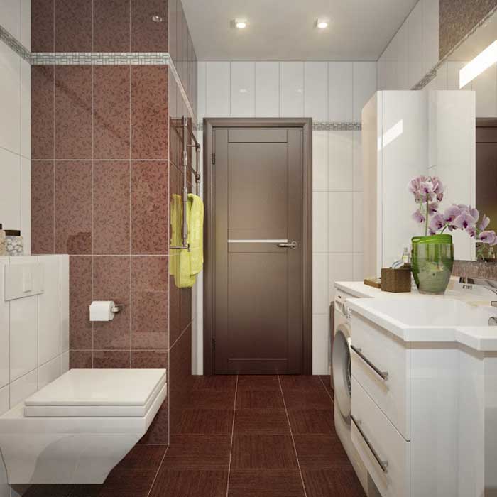 Дизайн ванной комнаты фото 6 кв м с туалетом и стиральной машиной