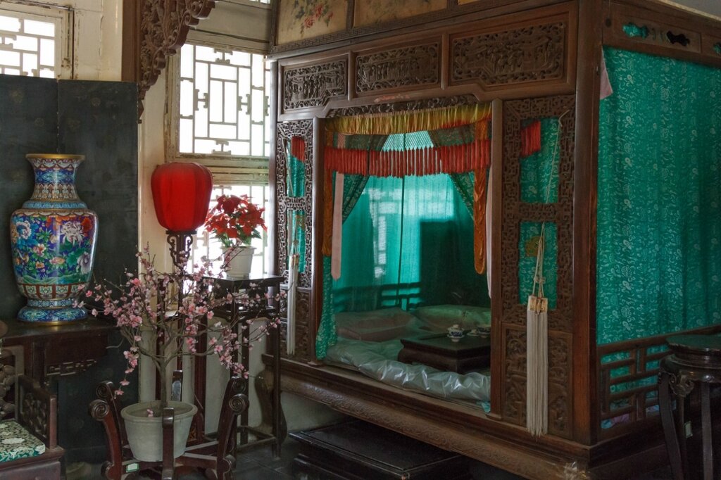 Спальня, традиционный китайский интерьер