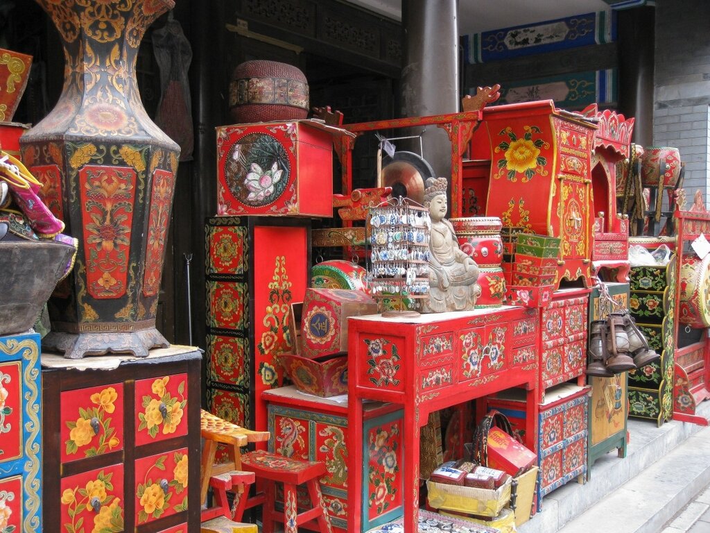 китайская мебель, рынок Паньцзяюань