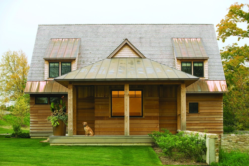 Внешний вид деревянного дома
