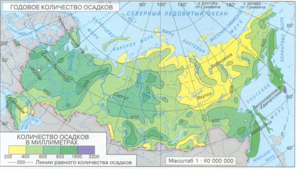 Важно уточнять актуальное годовое количество осадков