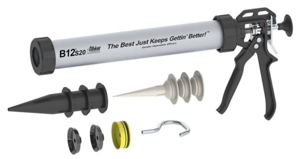 Albion Engineering B12S20 20-ounce B-Line Manual Caulking Gun