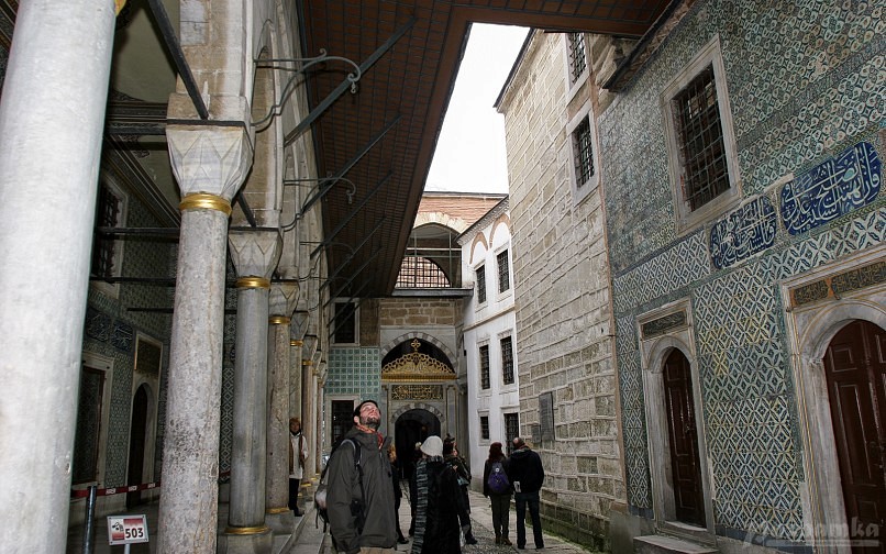 Коридор евнухов в гареме Султана Сулеймана во дворце Топкапы