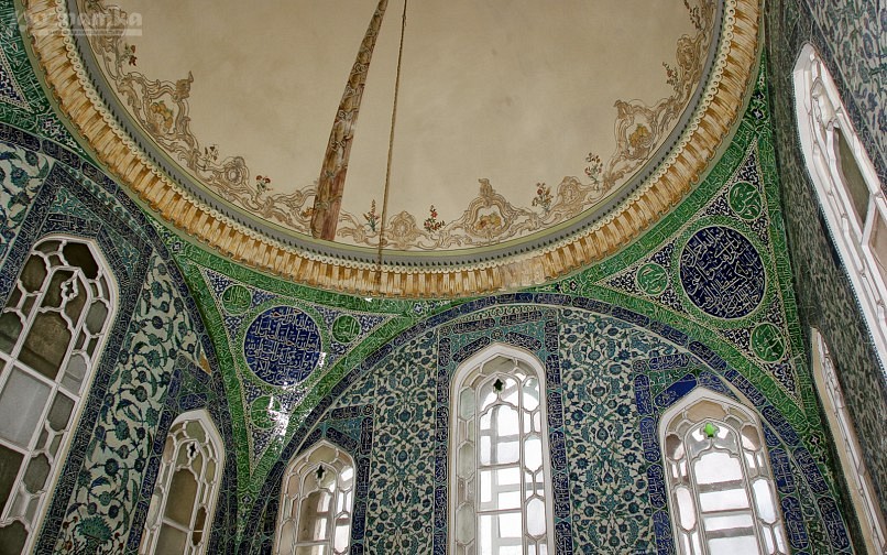 Потолки в гареме Сулеймана, дворец Топкапы, Стамбул, Турция