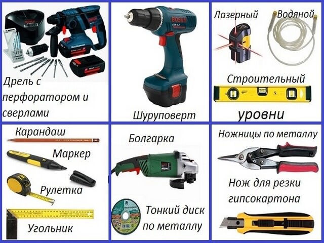 Набор инструментов для работы