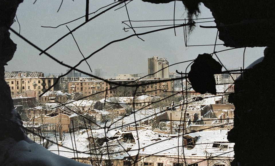 К концу боевых действий федеральные силы контролировали уже просто развалины Фото: РИА Новости
