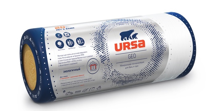 «URSA GEO М-11Ф» - фольгированный материал, специально разработанный для бань и саун