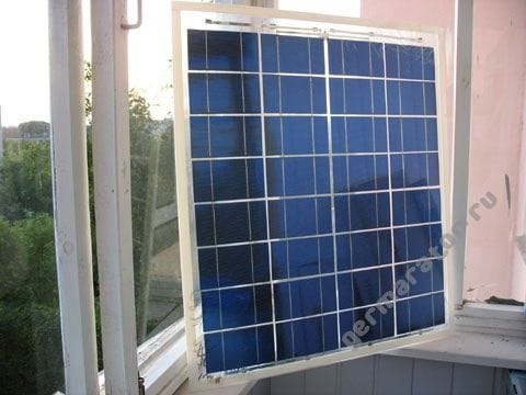 Небольшая самодельная солнечная панель на 50 Вт