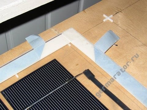 Небольшая самодельная солнечная панель на 50 Вт