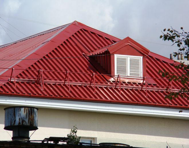 профнастил для крыши дома