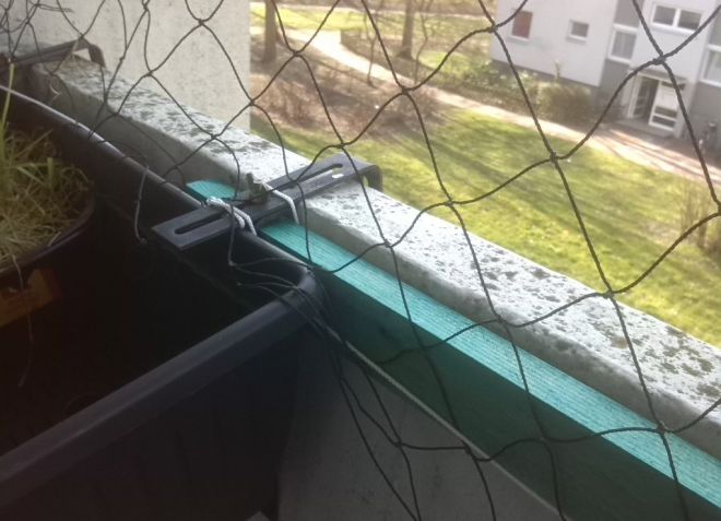 сетка на балкон от голубей