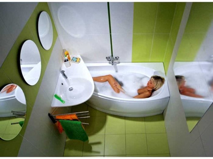 идея красивого дизайна ванной комнаты 3 кв.м