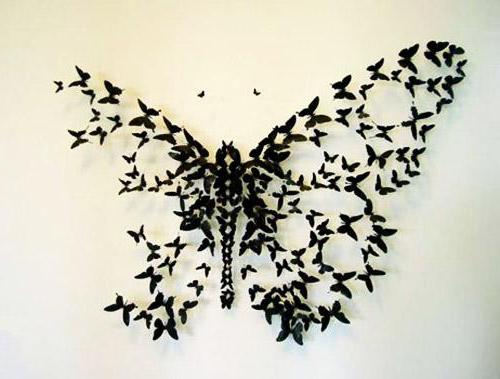 шаблоны бабочек из бумаги