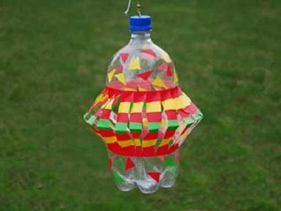 Вертушка из пластиковой бутылки.